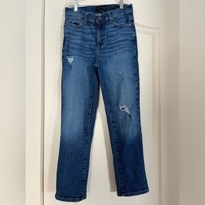 Kendall + Kylie High Rise Straight Leg Jeans Y2K Denim Cool Girl Minimalist 5/27